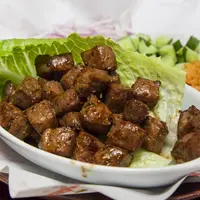 Ilustrasi sate goreng kambing./Copyright shutterstock.com
