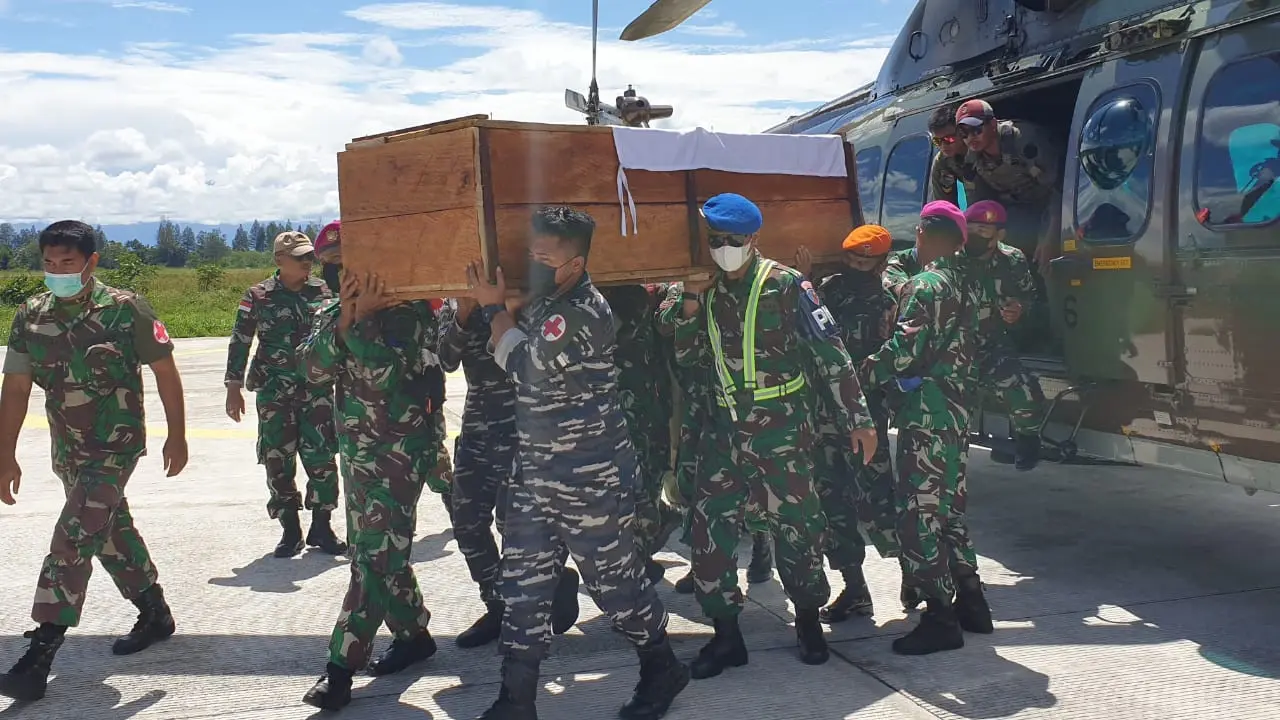 Prajurit TNI gugur