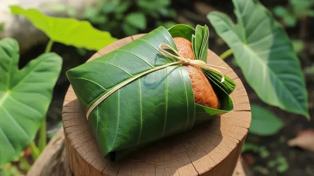 Daun Talas (Colocasia esculenta)
