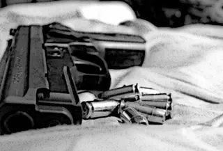 Ilustrasi pistol. (Istimewa)