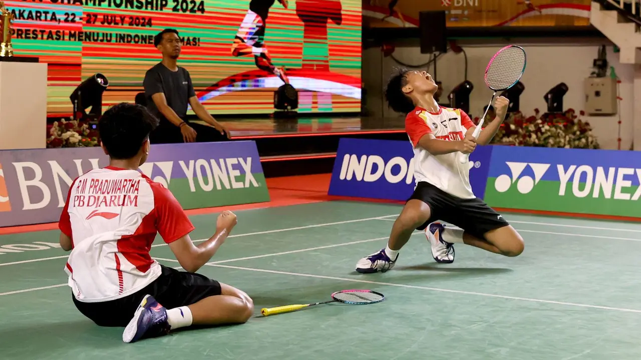 Adhwin Arling Rangga/Rhama Madsuba Praduwartha - Kapolri Cup 2024 - Bulu Tangkis