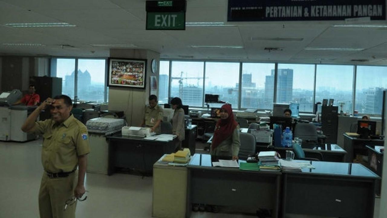Hari pertama bekerja usai cuti Lebaran, PNS DKI kembali beraktivitas