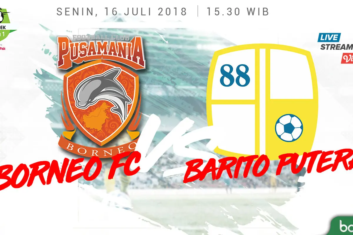Pusamania Borneo FC Vs Barito Putera