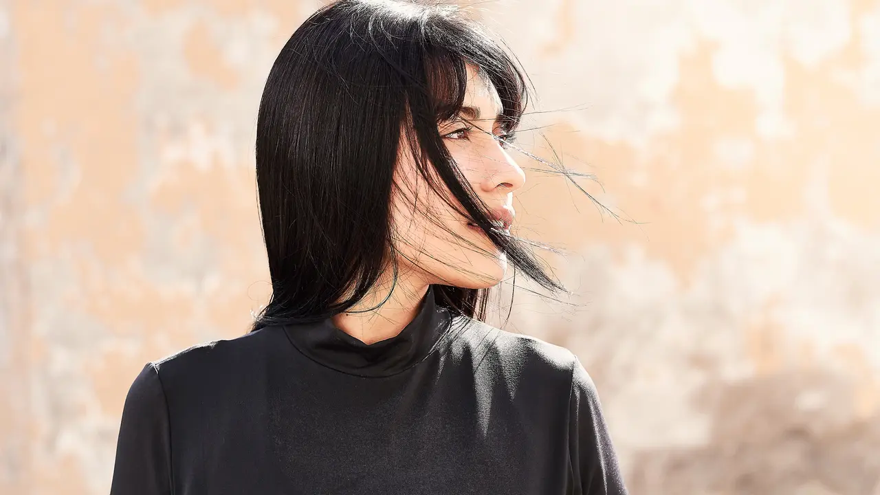 rambut hitam alami