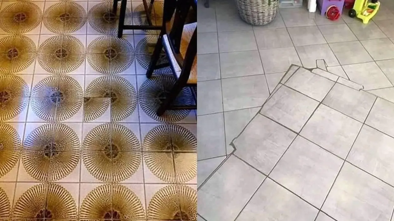 6 Potret Salah Pasang Keramik di Ruang Tamu Rumah, Hasil Kerja Kuli Tak Presisi