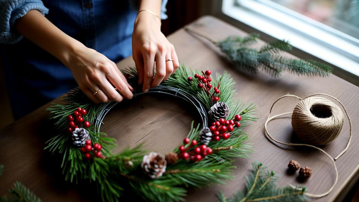 Cara Membuat Christmas Wreath DIY untuk Pemula, Hemat dan Mudah