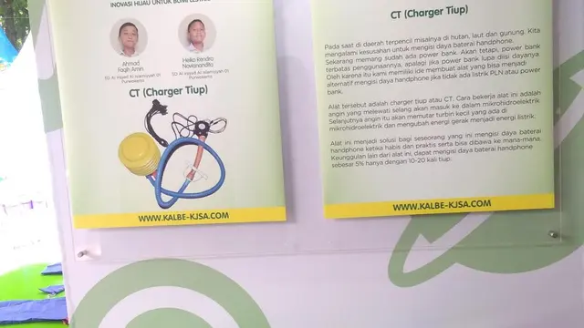 Charger Tiup (CT) buatan anak SD pemenang KJSA 2017.