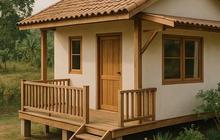 10 Desain Rumah Minimalis 6x9 Meter dengan Taman Kecil dan Teras, Inspirasi Hunian Asri 2025