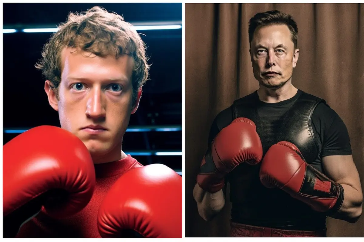 Elon Musk dan Mark Zuckerberg