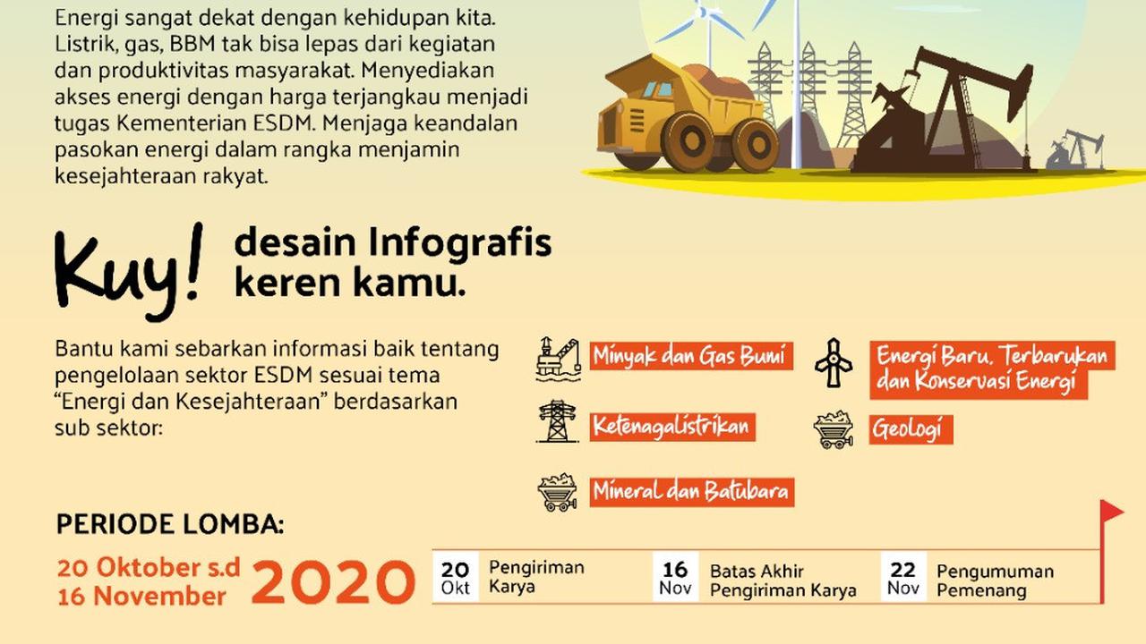 ESDM Gelar Lomba Infografis