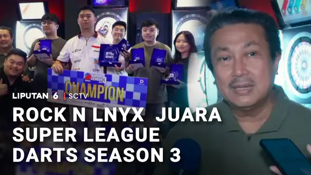 Rock'n Lynx Juara Super League Darts Season 3