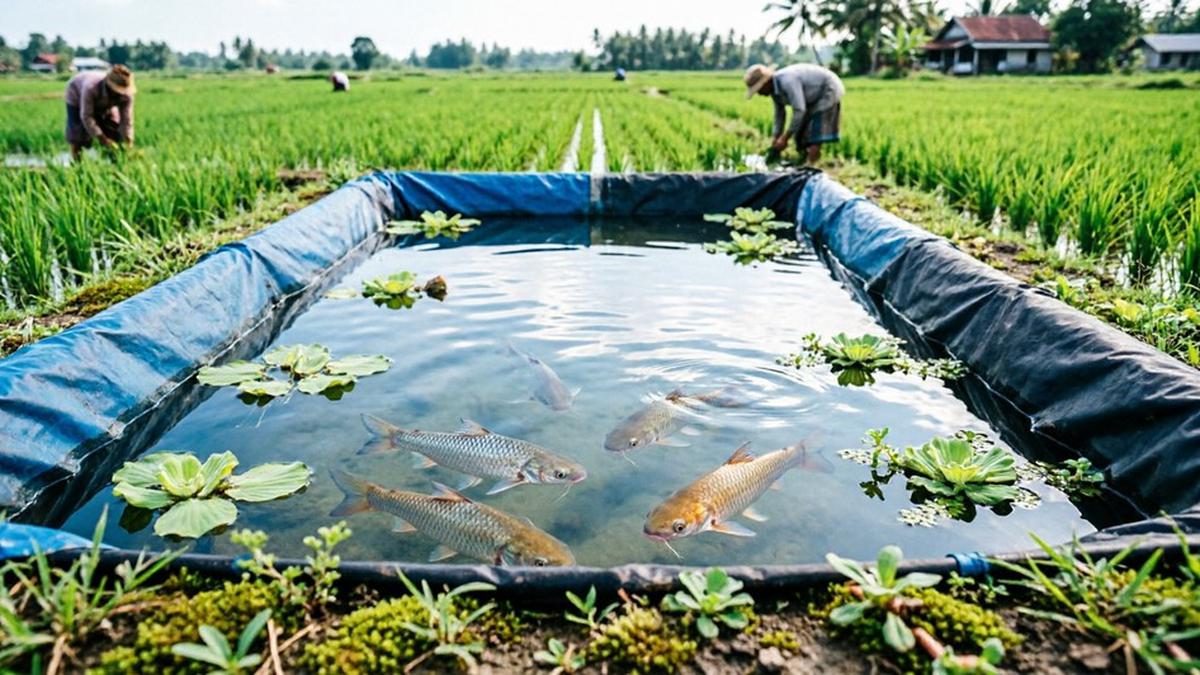 9 Ikan yang Cocok Dipelihara di Kolam Terpal Dekat Persawahan, Mudah Dirawat dan Cepat Panen
