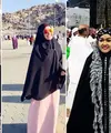 Banyak kisah dari selebriti saat menjalankan ibadah umrah ke tanah suci Mekah. Beberapa diantaranya, Dewi Perssik, Julia Perez, Ayu Azhari, Irfan Hakim, Laudya Chintya Bella, Nikita Willy dan Titi Kamal. (dok. Twitter)