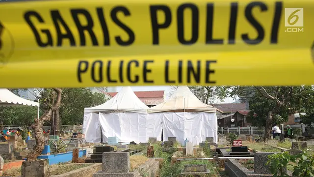 Polisi Bongkar Makam Abi Tertuduh Pencuri Vape