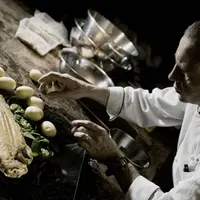 Sambut kehadiran Chef Gilles Marx dan Stephane Gortina untuk makan malam penuh kesan di The Restaurant, The Legian Seminyak, Bali.