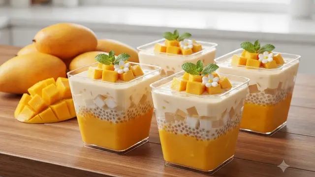 Mango Sago Instan Tanpa Kompor