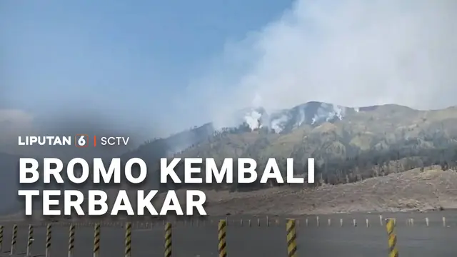 Bromo kembali Terbakar