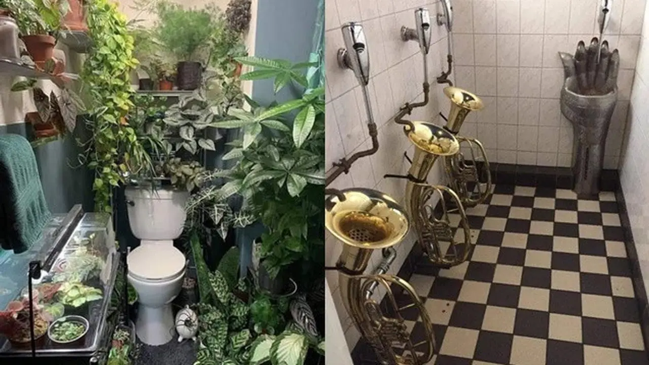 7 Bentuk Barang Kamar Mandi Ini Unik tapi Nyeleneh, Bikin Geleng Kepala