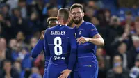 Chelsea menang empat gol tanpa balas atas PAOK Thessaloniki pada laga kelima Grup L Liga Europa, di Stamford Bridge, Kamis (29/11/2018) malam waktu setempat. (AFP/Ian Kington)