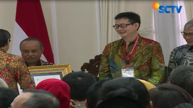 Wakil Presiden Jusuf Kalla menghadiri peringatan Hari Kekayaan Intelektual Sedunia ke 18, di Istana Wakil Presiden Jakarta Pusat.