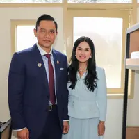 Annisa Pohan baru saja mendampingi suaminya AHY ke Magelang, mengunjungi SMAnya, SMA Taruna Nusantara. [Foto: Instagram/agusyudhoyono]
