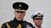 Pangeran Andrew saat menghadiri acara militer pada 7 September 2019. (dok. JOHN THYS / AFP)