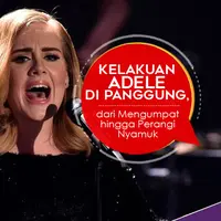 Adele memang dikenal sebagai salah satu penyanyi yang selalu melakukan tindakan fenomenal. (Desain: Nurman Abdul Hakim/Bintang.com)