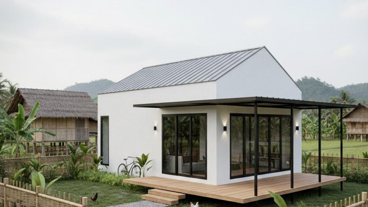 7 Gambar Rumah Minimalis di Kampung, Setiap Sudut Asri dan Menenangkan