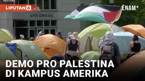 VIDEO: Protes Kampus AS Berlanjut, Columbia Tolak Divestasi dari Israel