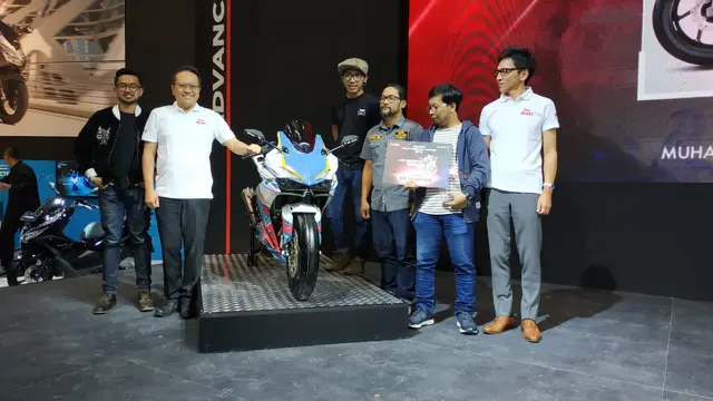 Honda CBR250RR Fury Dragon menjadi juara pertama Honda CBR250RR Virtual Modif Challenge (Arief/Liputan6.com)