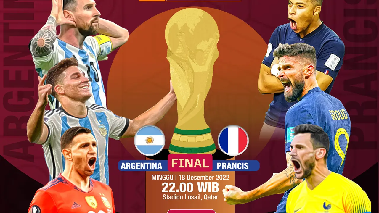 Infografis Final Piala Dunia 2022