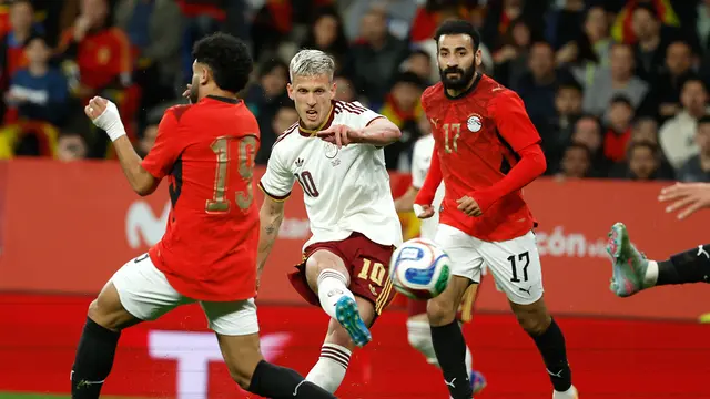 spanyol vs mesir uji coba