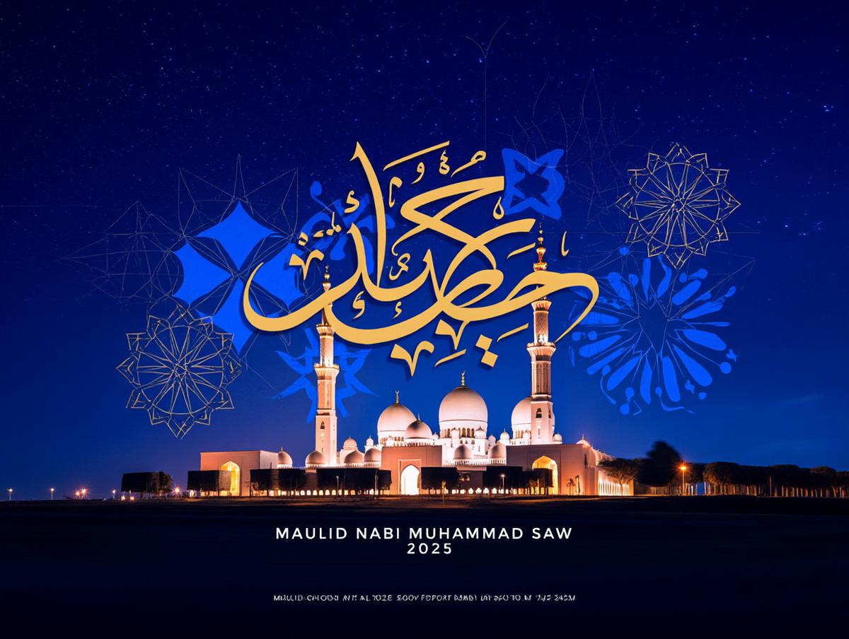 Poster Maulid Nabi Muhammad 2025