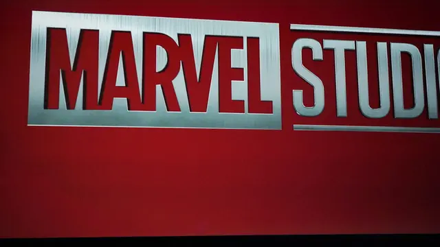 Logo Marvel Studios. (AP Photo/Chris Pizzello, File)