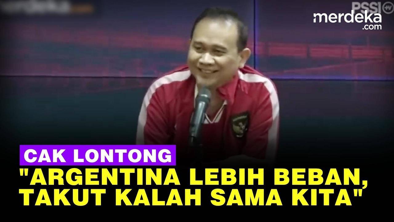 VIDEO: Analisis Kocak Cak Lontong Sebut Argentina Lebih Takut Kalah dari Indonesia