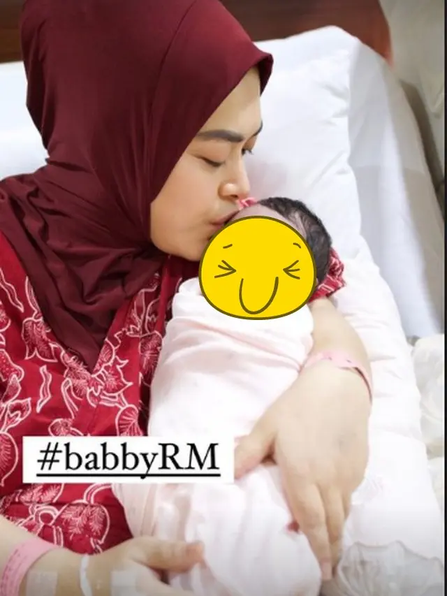 6 Potret Aisyahrani Melahirkan Anak Ketiganya, Tepat di Hari Kemerdekaan