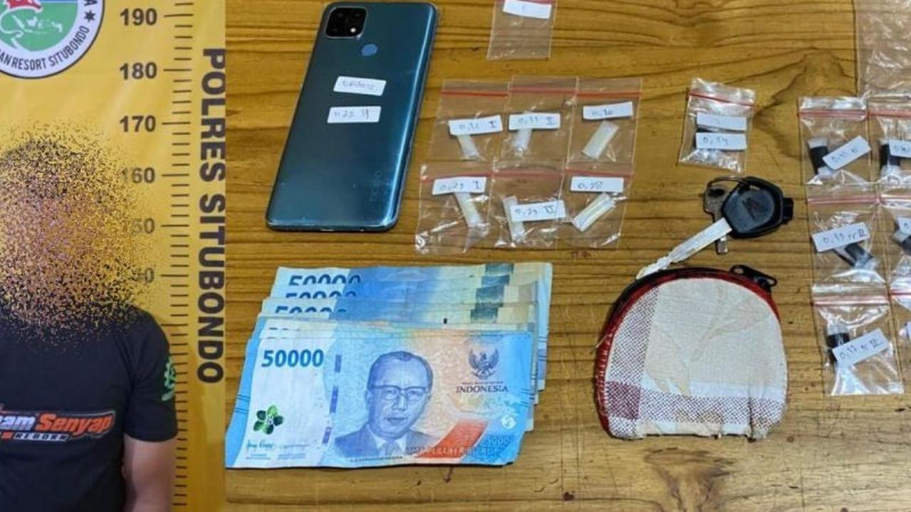 Polres Situbondo Bekuk Pengedar Narkoba Situbondo, Sita Sabu Siap Edar