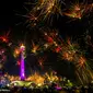 Ilustrasi perayaan tahun baru di Jakarta. (Shutterstock/Herdik Herlambang)