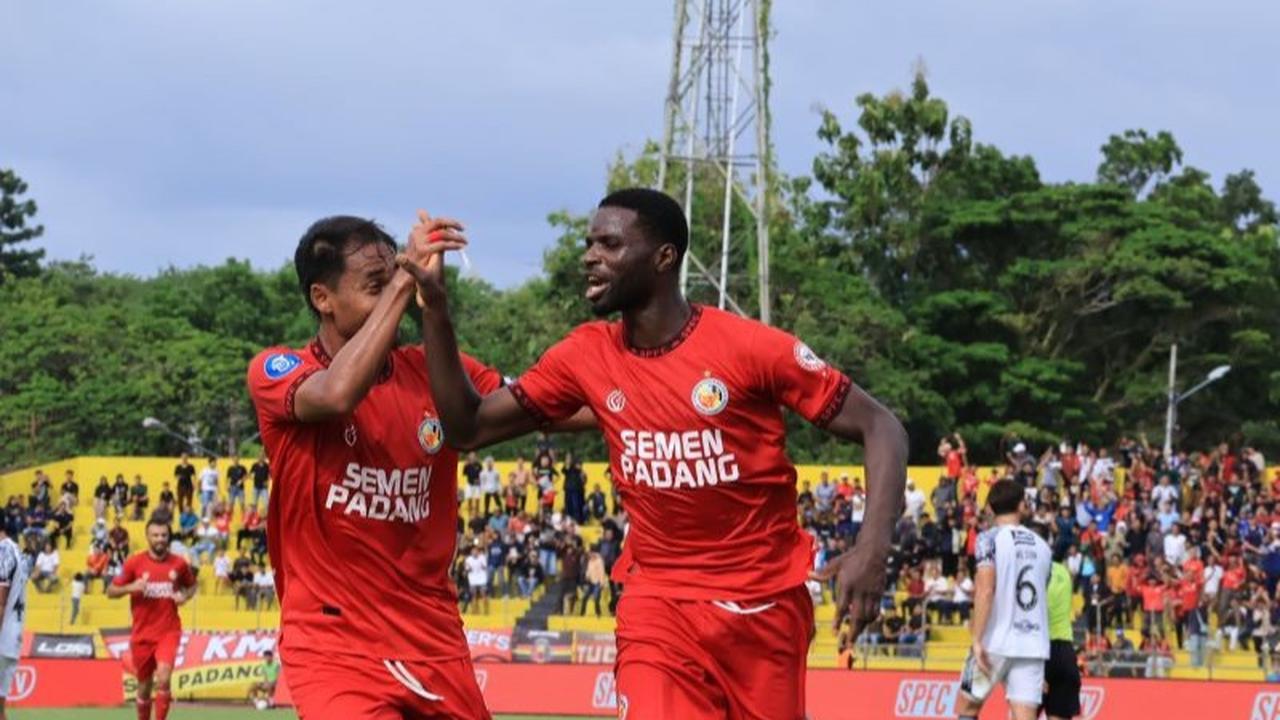 Semen Padang FC Menang Tipis 1-0 atas Bali United di Babak Pertama