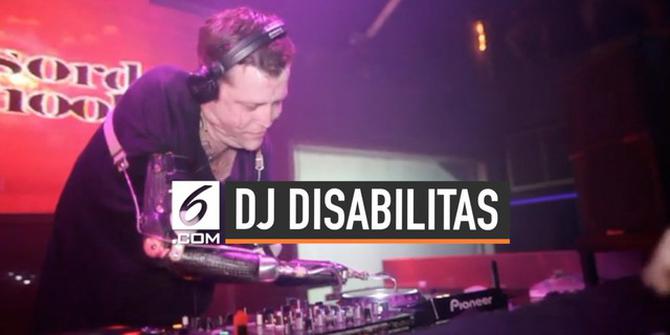 VIDEO: Tak Punya Tangan dan Kaki, Pria Menjelma Jadi DJ Andal