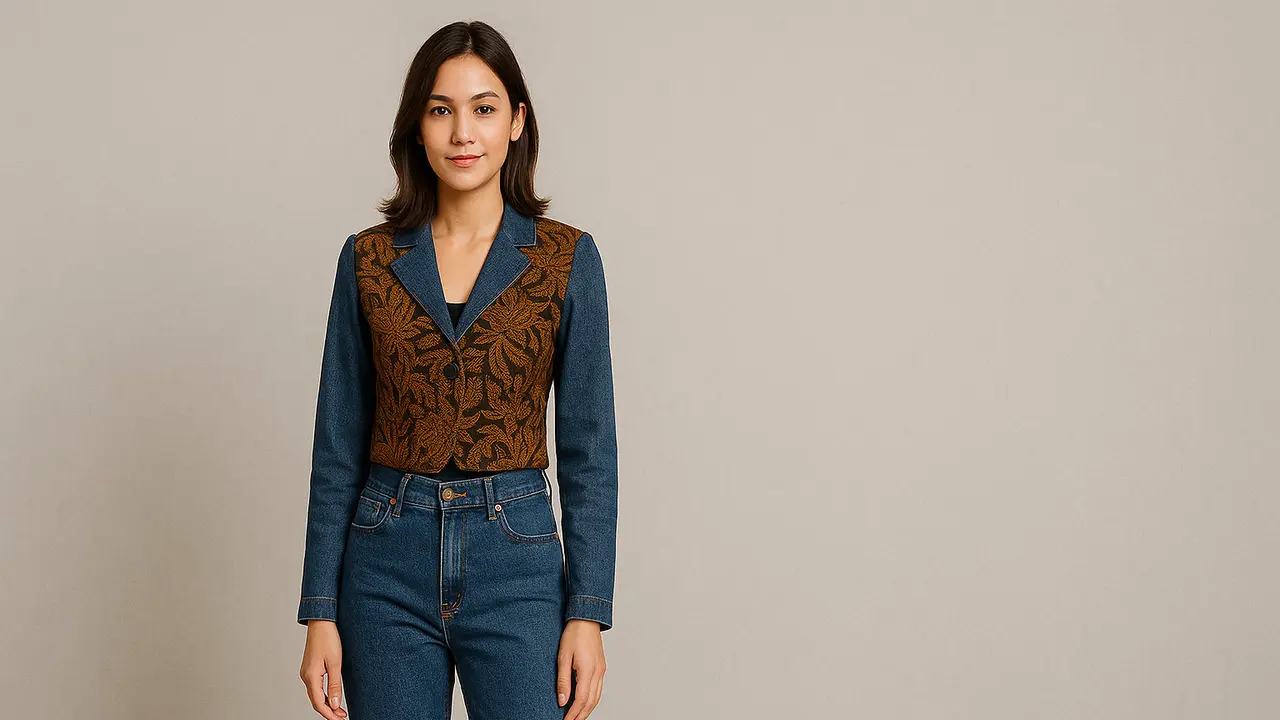 11 Model Blazer Crop Top Batik Lengan Panjang, Tampil Elegan dan Modern di Setiap Acara 2025