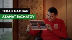 Berita Video Azamat Baimatov ditantang tebak gambar pemain Borneo FC.