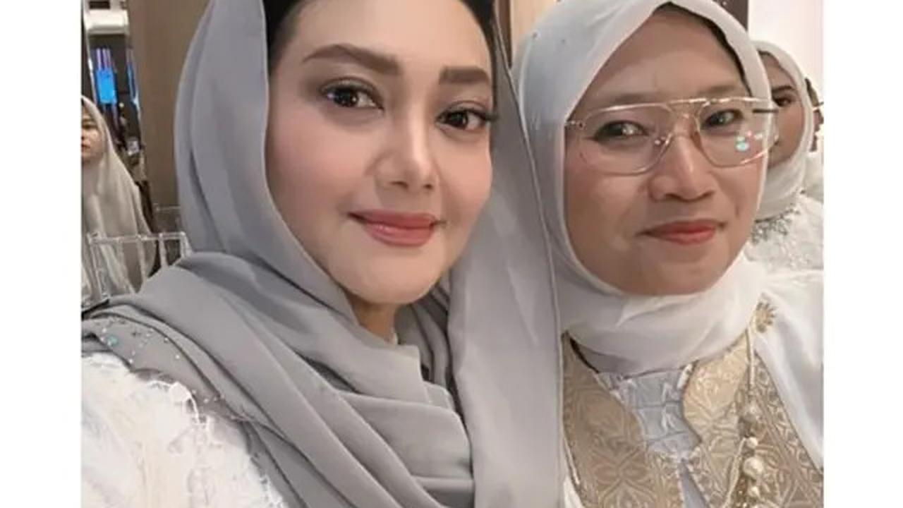 6 Potret Bella Saphira, Diah Permatasari dan Marini Zumarnis di Acara Pengajian, Tampil Memukau