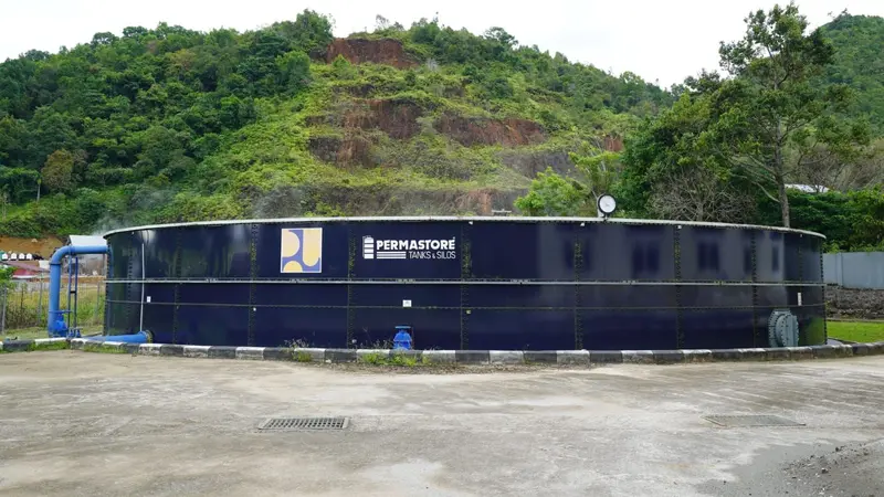 Fasilitas Sistem Pengembangan Air Minum (SPAM) Ibu Kota Kecamatan (IKK) Palukahan, di Kecamatan Koto Tangah, Sumatera Barat, yang telah dibangun Kementerian PUPR. Dok PUPR)
