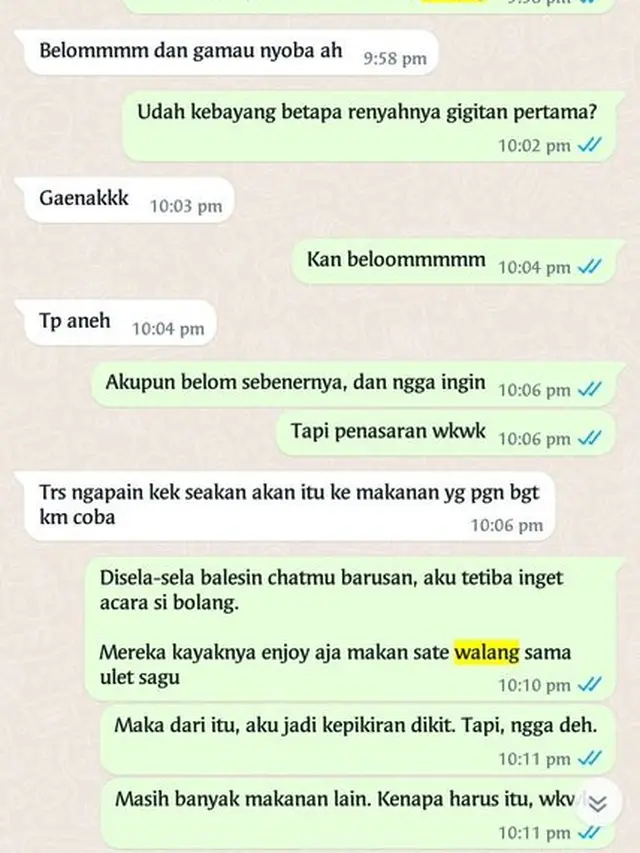 6 Chat Kehabisan Topik Sampai Bahas Binatang Ini Kocak