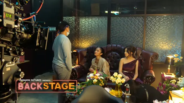 Backstage.