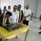 Kepala Perpusnas Muhammad Syarif Bando, saat meresmikan gedung layanan perpustakaan umum Kabupaten Mesuji, Rabu (30/11/2022). (Liputan6.com/ Ist)