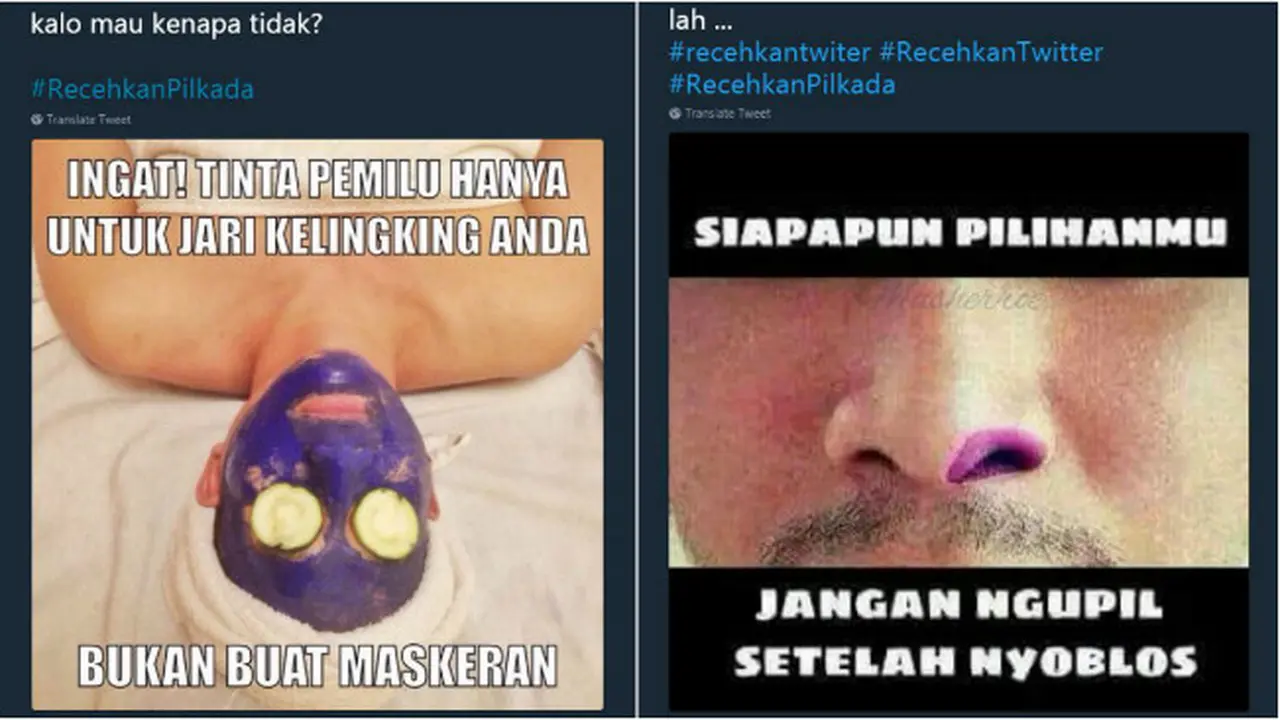 Biasanya, setelah melakukan pencoblosan, banyak masyarakat yang memamerkan potret tinta ungu di kelingkingnya.