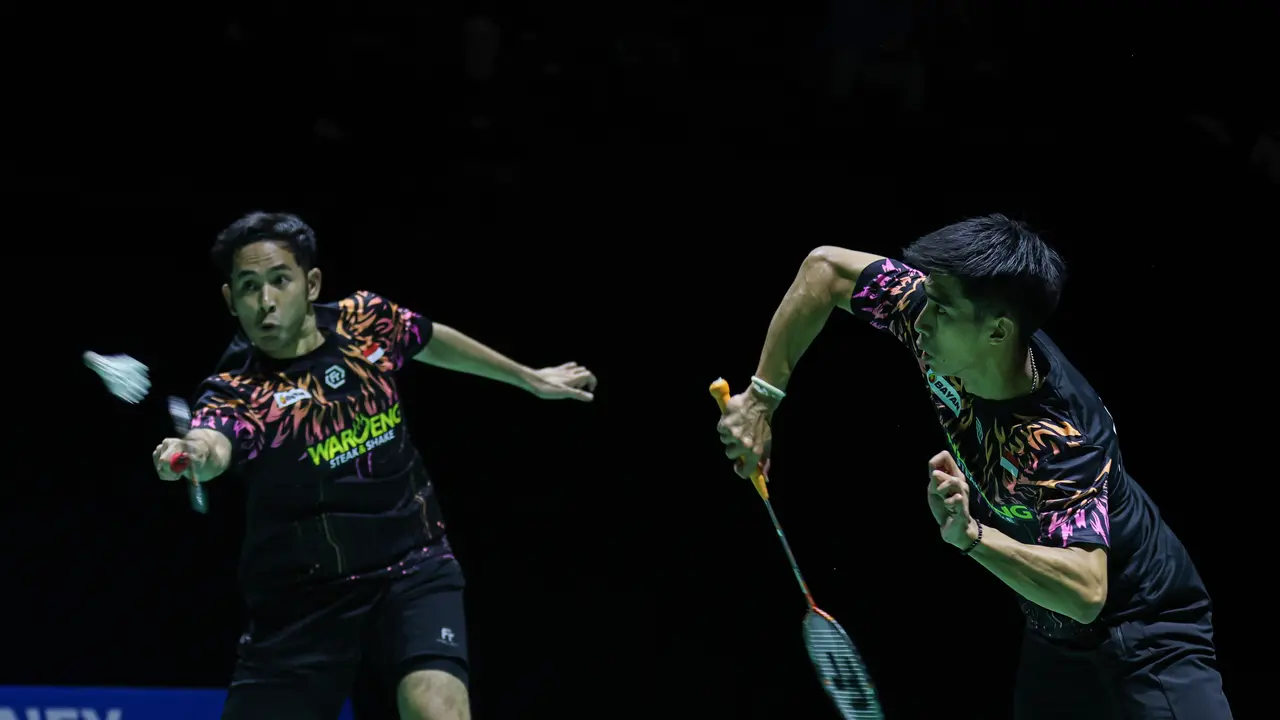 Sabar Karyaman Gutama/Moh Reza Pahlevi Isfahani - Swiss Open 2025 - Bulu Tangkis
