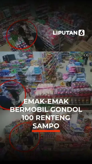 Emak - Emak Bermobil Gondol 100 Renteng Shampo